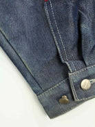 Fubu 00s Embroidered Jeans Jacke Blau XXL (detail image 5)