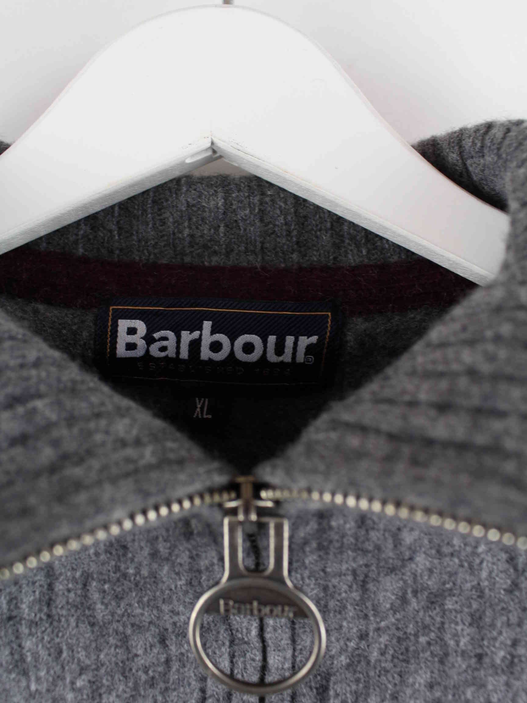 Barbour Damen Half Zip Pullover Grau XL (detail image 2)