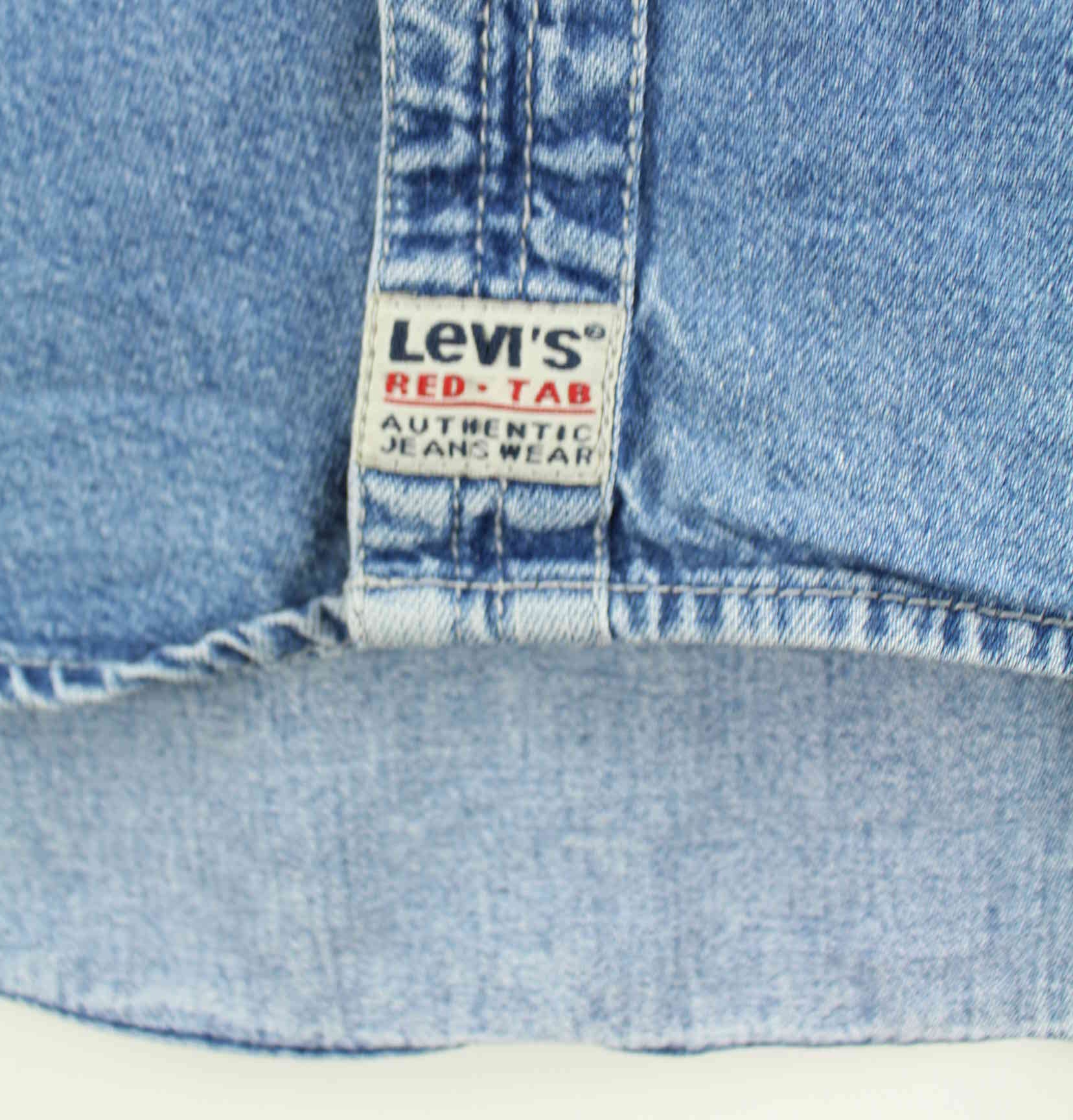 Levi's 00s Jeans Hemd Blau M (detail image 2)