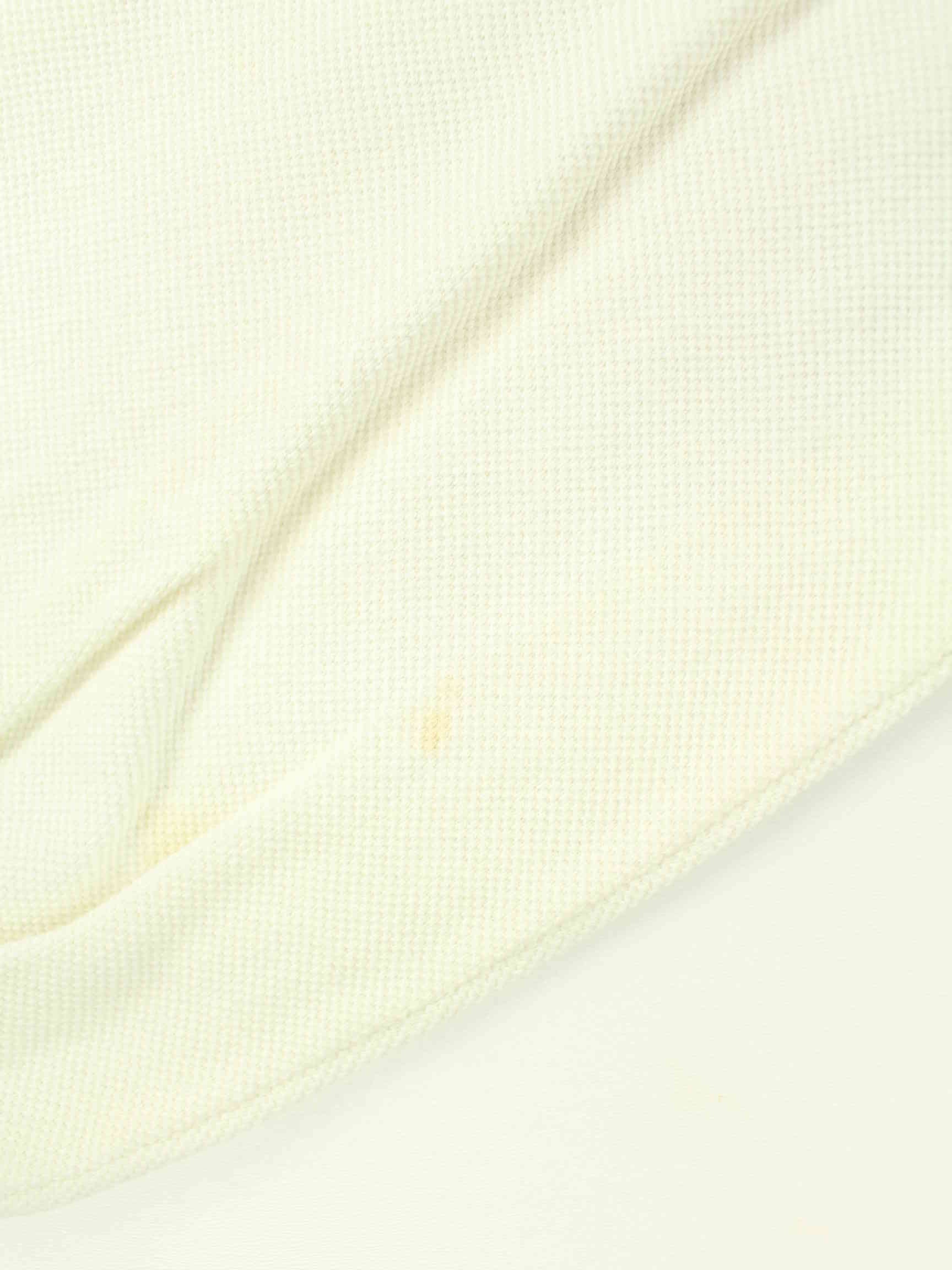 Lacoste 90s Vintage Polo Sweater Beige M (detail image 7)