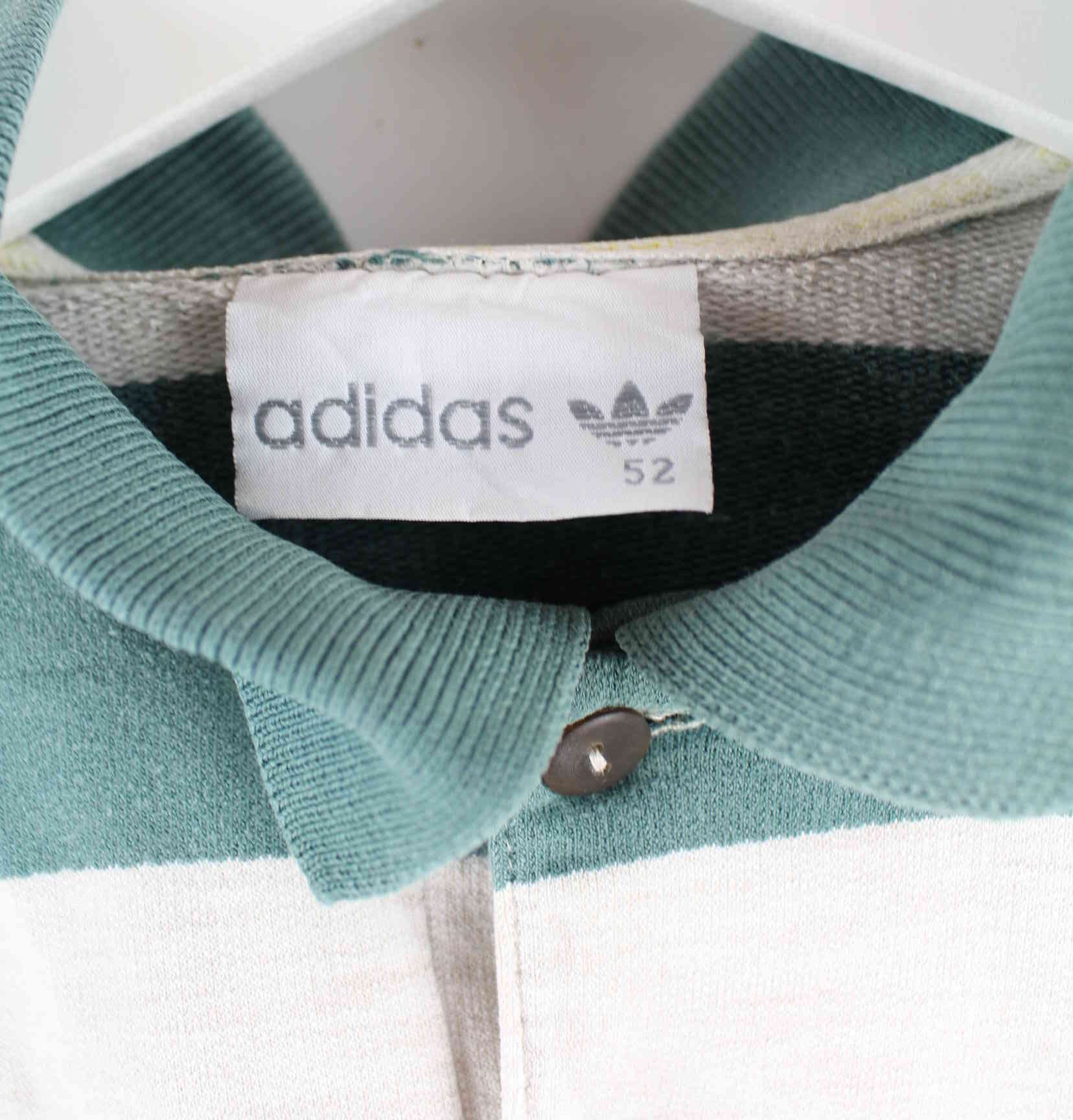 Adidas 80s Vintage Polo Sweater Grün M (detail image 2)