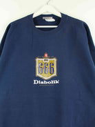 Hanes 90s Vintage Diabolik Print Heavy Sweater Blau XXL (detail image 1)