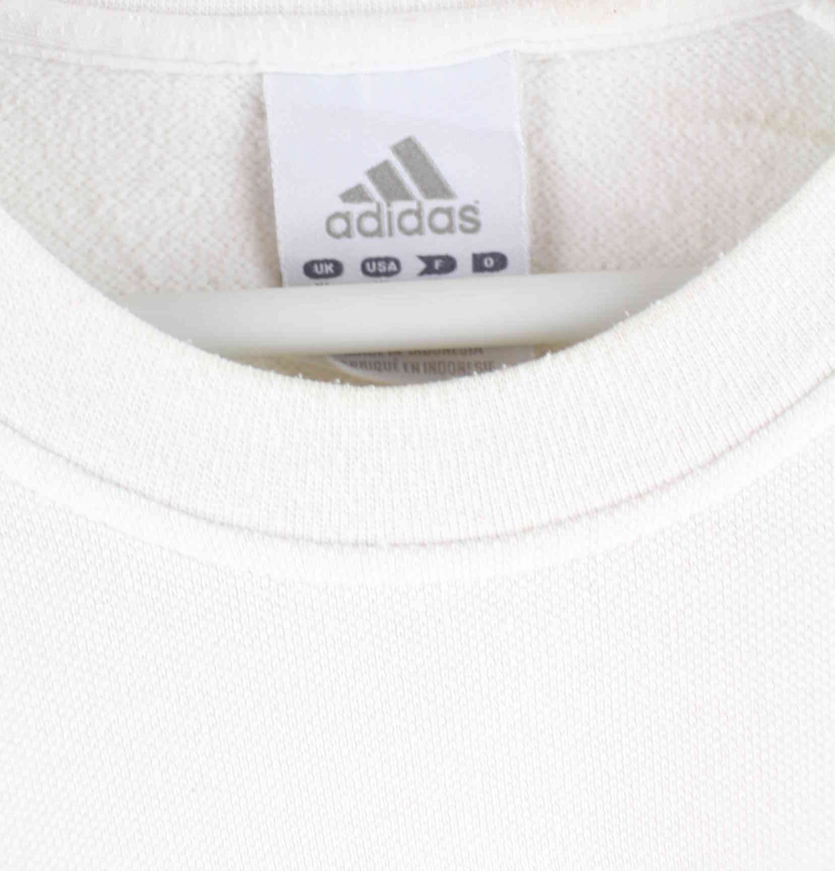 Adidas y2k Embroidered 3-Stripes Sweater Weiß XL (detail image 2)