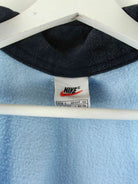 Nike 90s Vintage Embroidered Sweatjacke Blau L (detail image 3)