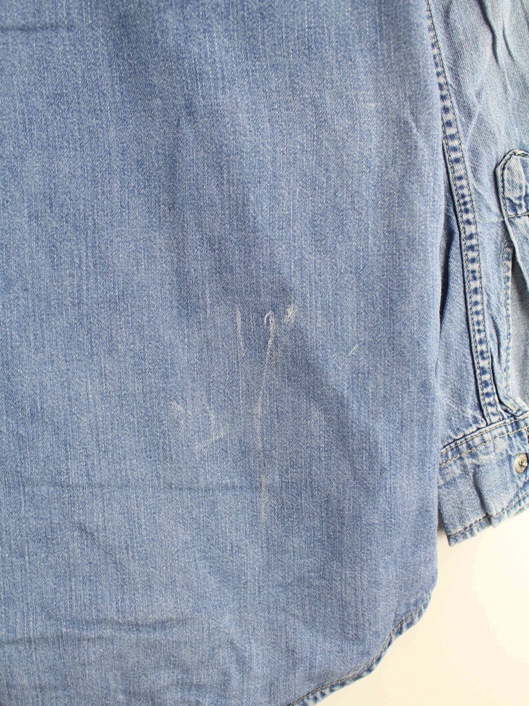 Levi's 90s Vintage Jeans Hemd Blau L (detail image 3)