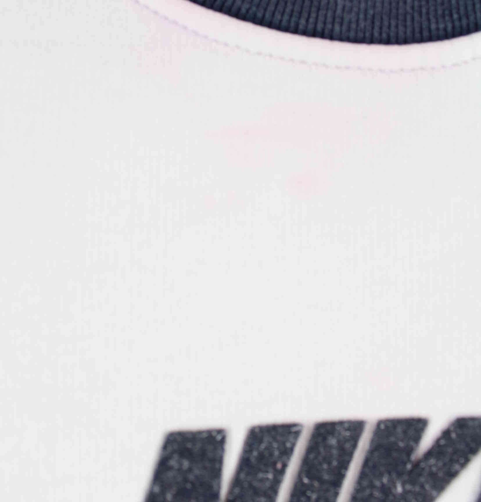 Nike y2k Big Logo Embroidered Sweater Weiß L (detail image 2)