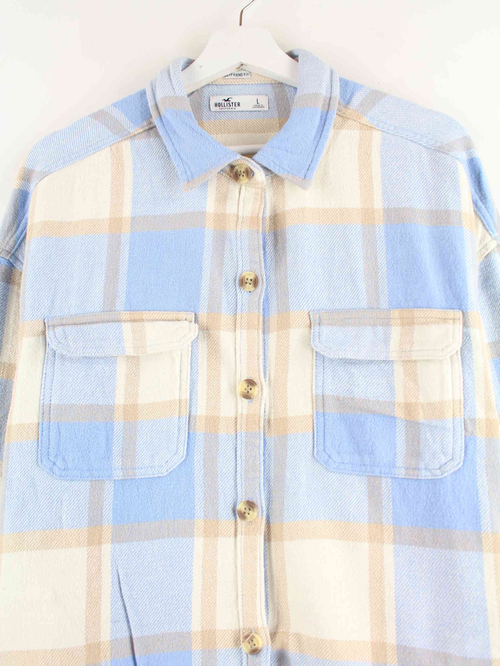 Hollister Boyfriend Fit Flanell Hemd Mehrfarbig L (detail image 1)