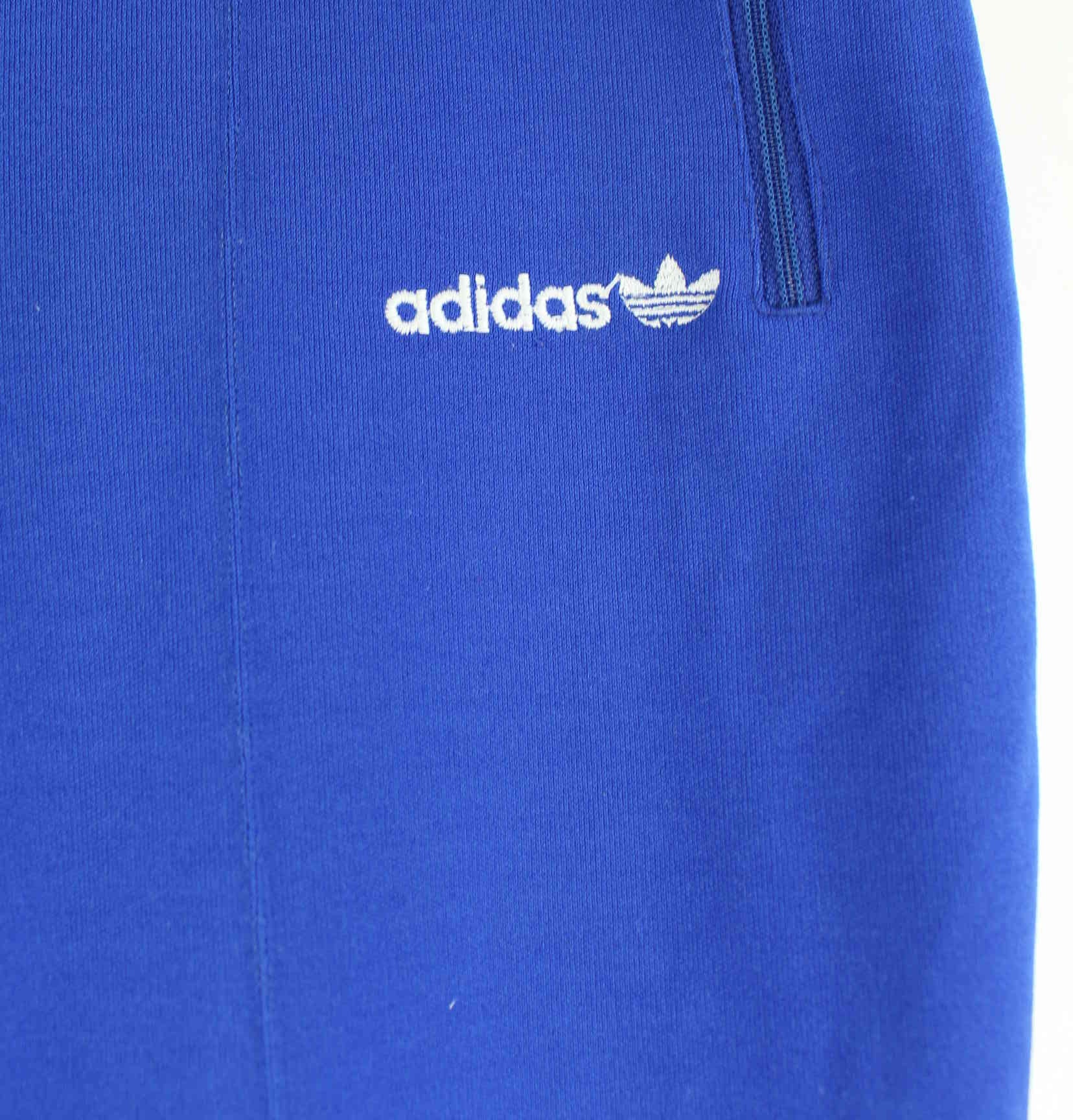 Adidas 90s Vintage Embroidered Track Pants Blau S (detail image 1)