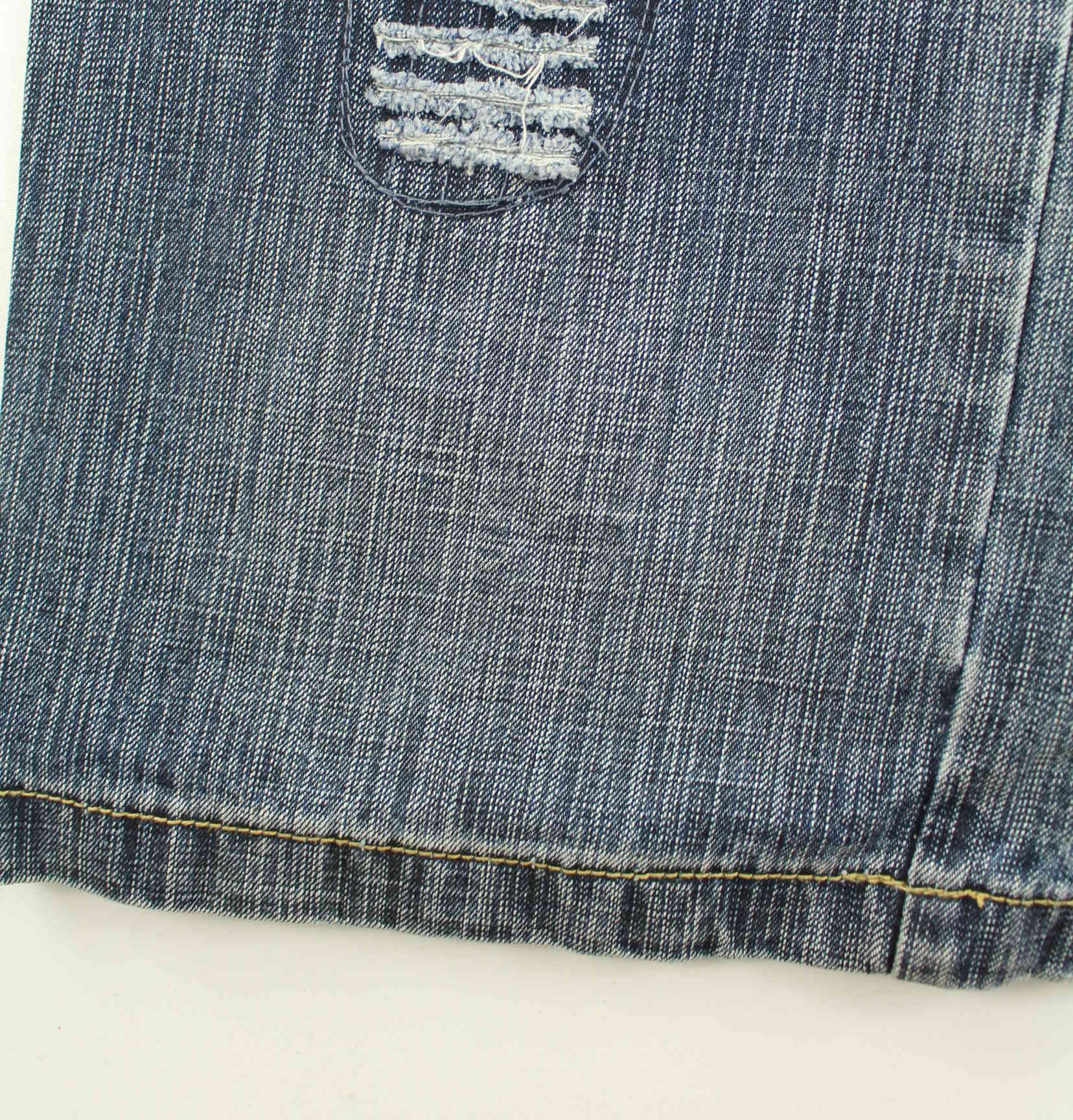 Vintage y2k Embroidered Carpenter Jeans Blau W32 L40 (detail image 2)