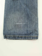 Vintage y2k Embroidered Carpenter Jeans Blau W32 L40 (detail image 5)