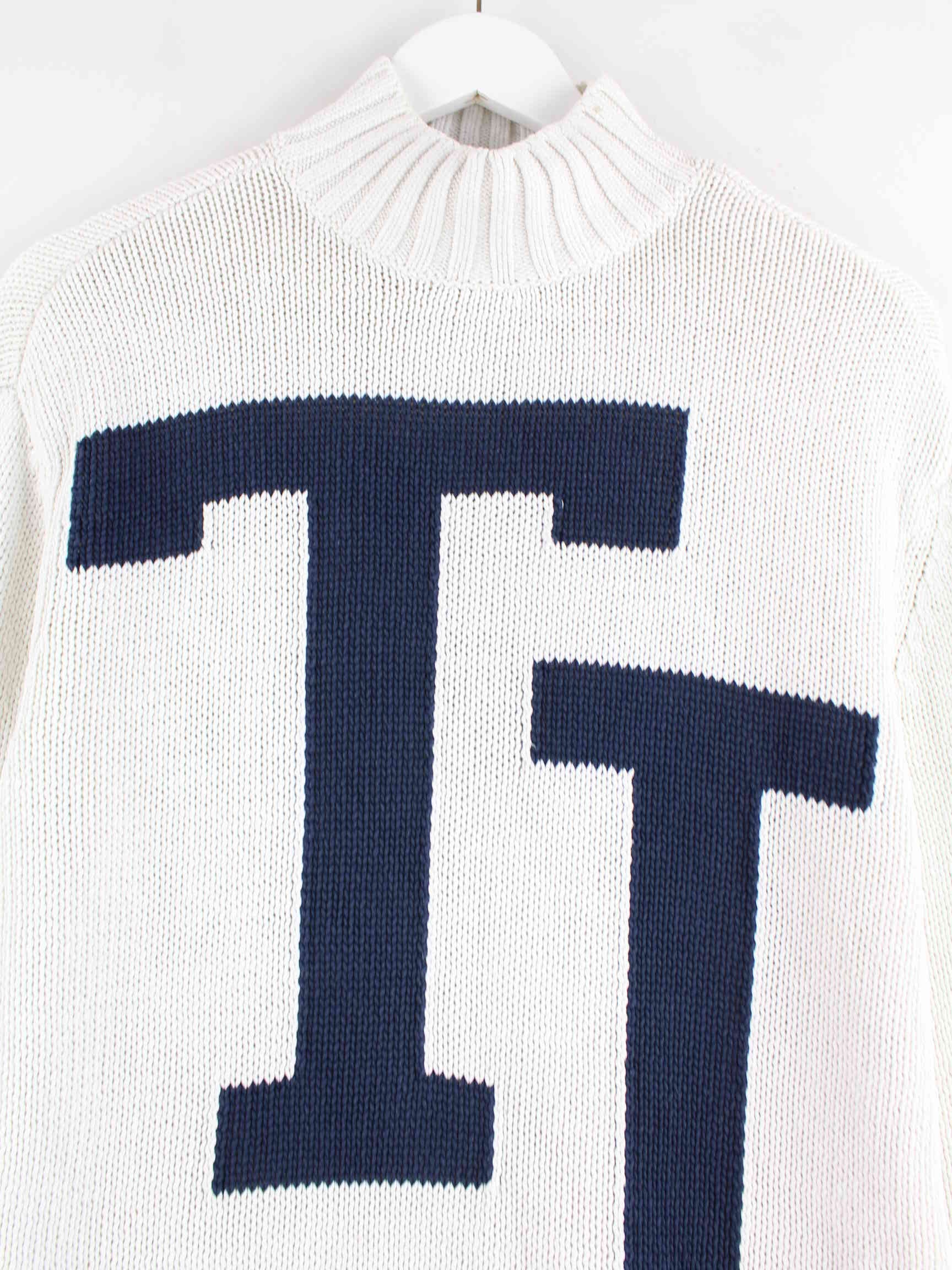 Tommy Hilfiger Strick Pullover Weiß XS (detail image 1)