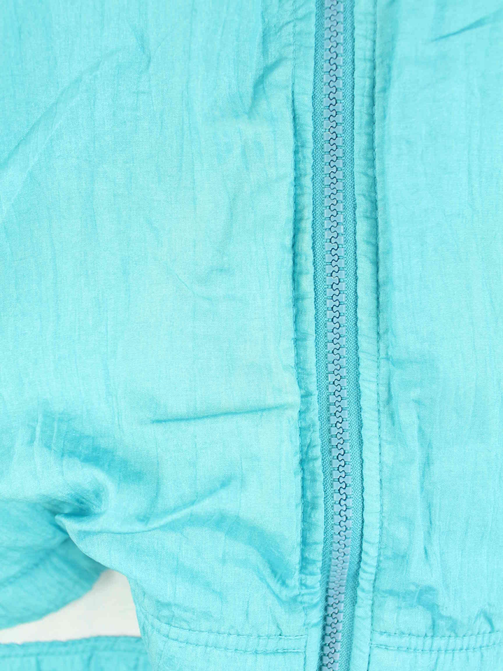 Sergio Tacchini 80s Vintage Embroidered Trainingsjacke Blau L (detail image 3)