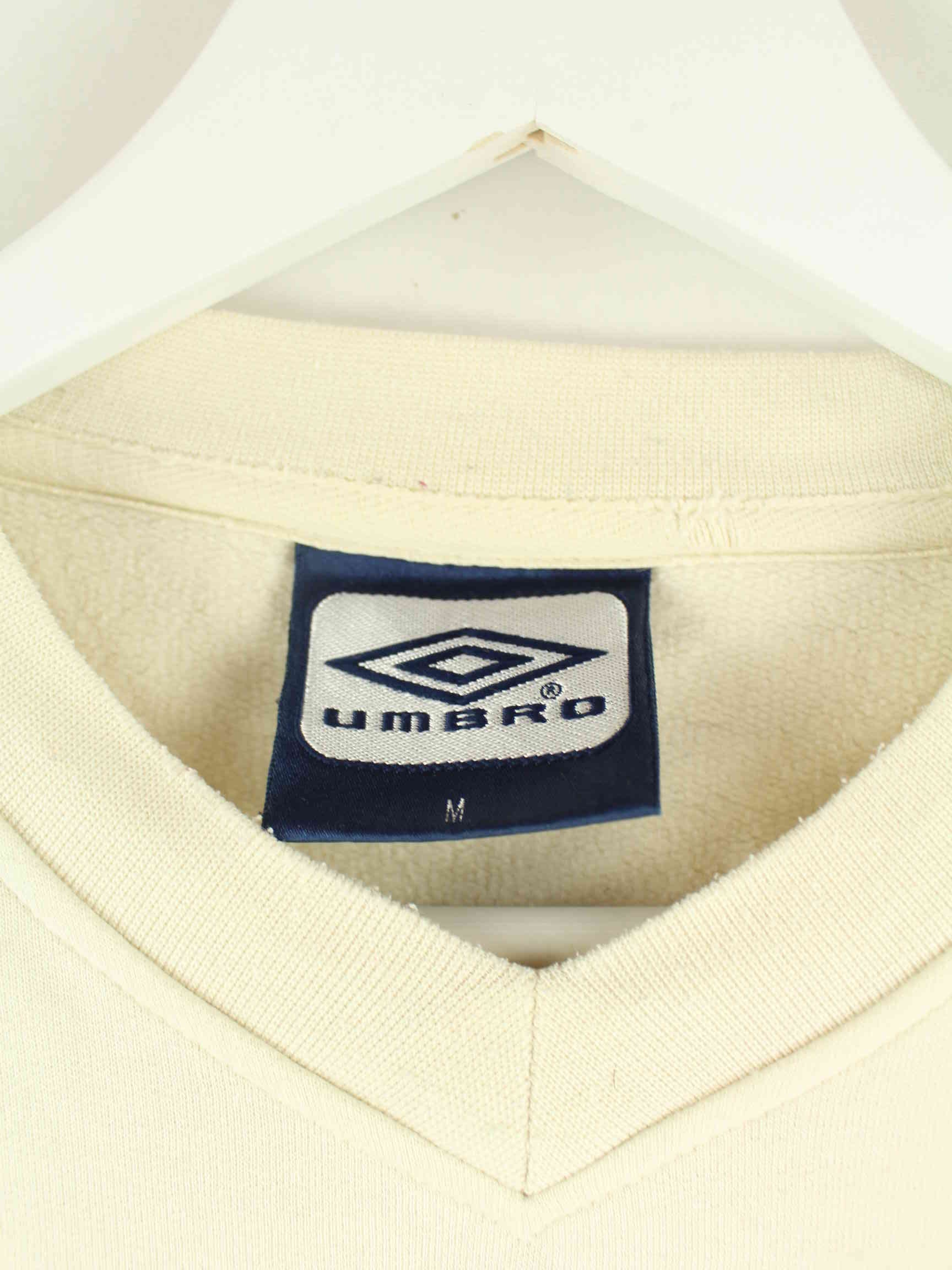 Umbro 90s Vintage Embroidered Sweater Beige M (detail image 2)