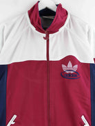 Adidas 80s Vintage Trefoil Embroidered Trainingsjacke Rot L (detail image 1)