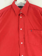 Tommy Hilfiger 00s Basic Hemd Rot L (detail image 1)