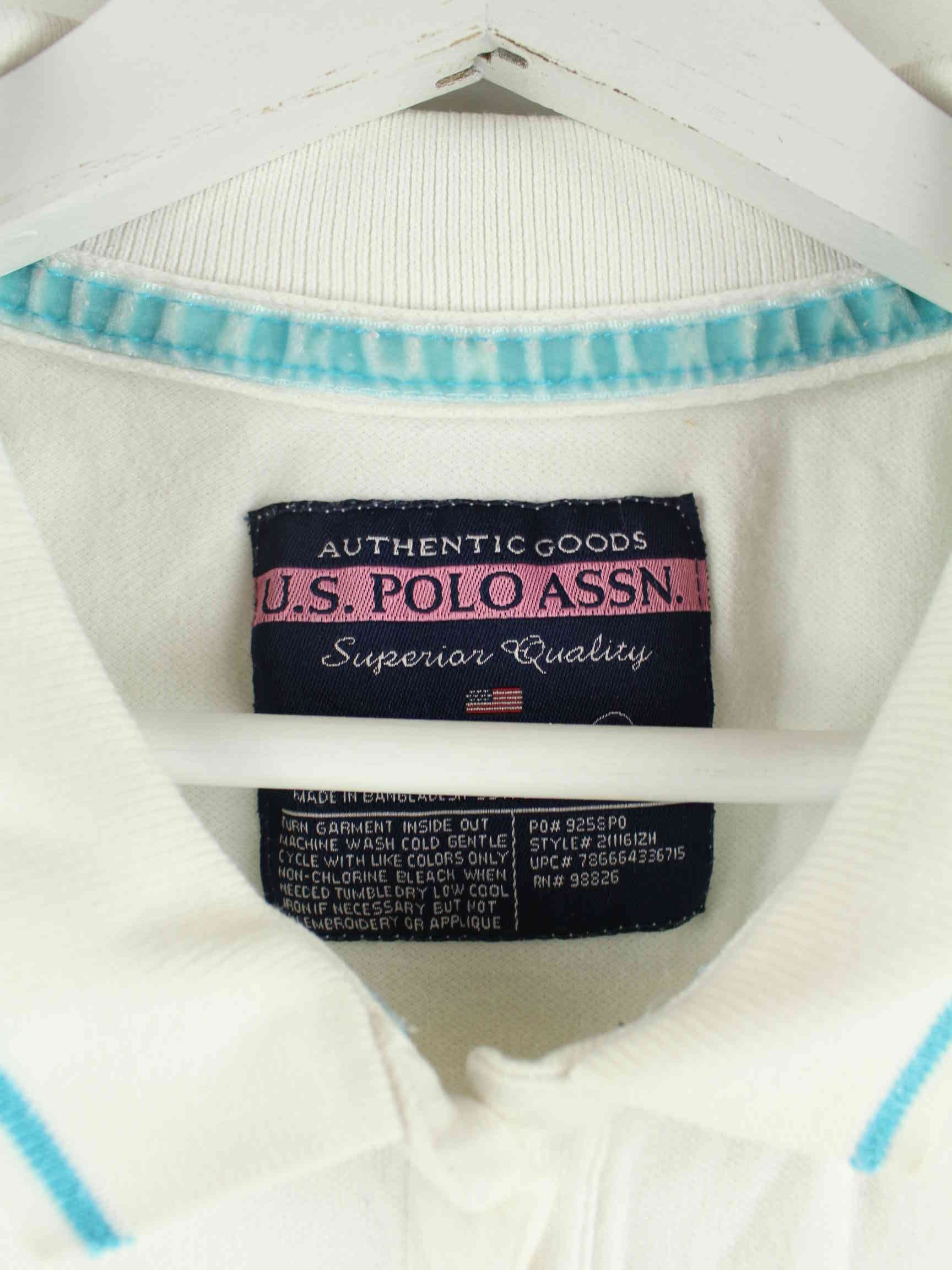 U.S. Polo ASSN. Damen 00s Embroidered Kleid Weiß XL (detail image 2)