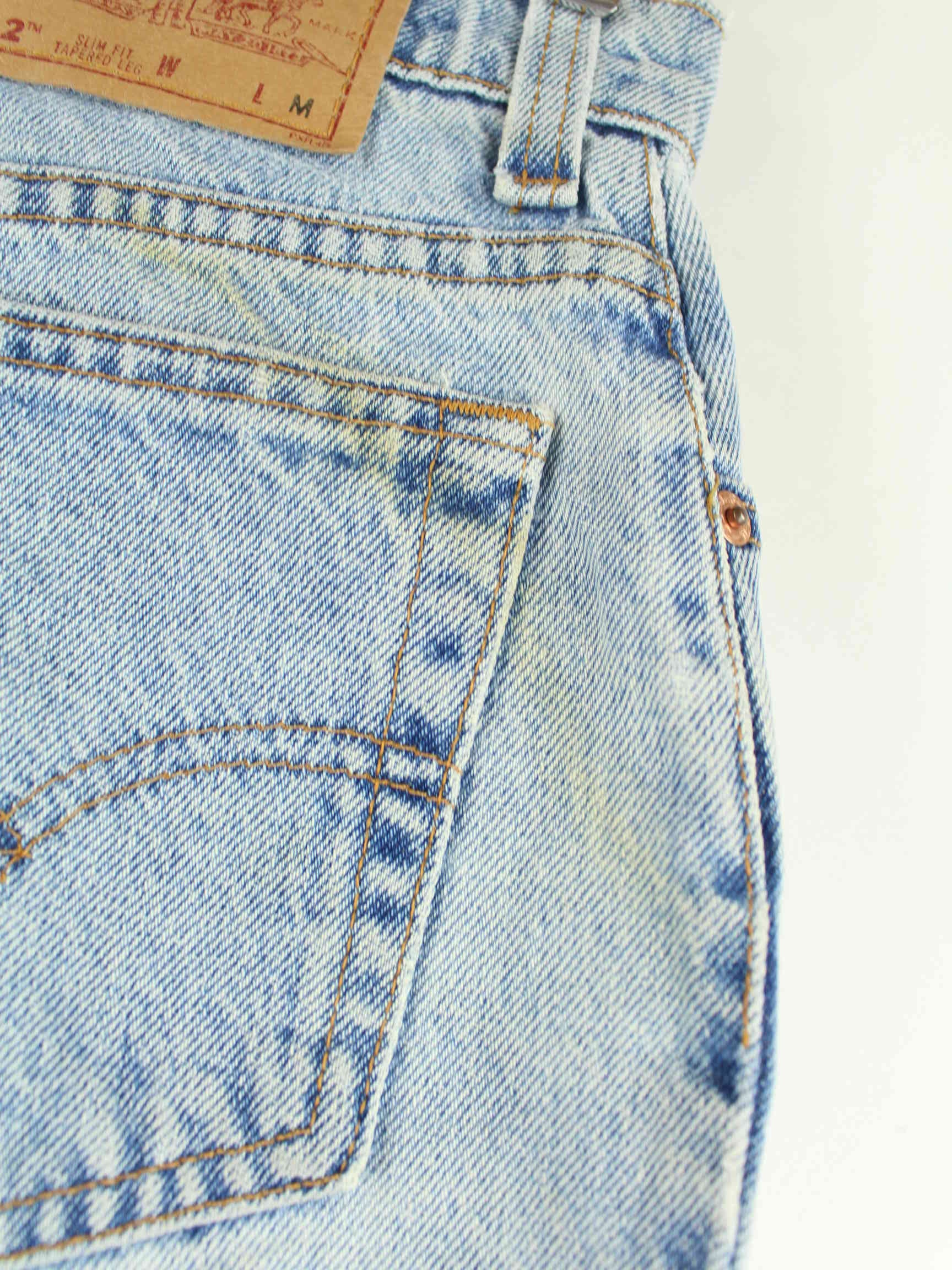 Levi's 1996 Vintage 512 Tapered Jeans Blau W25 L32 (detail image 8)