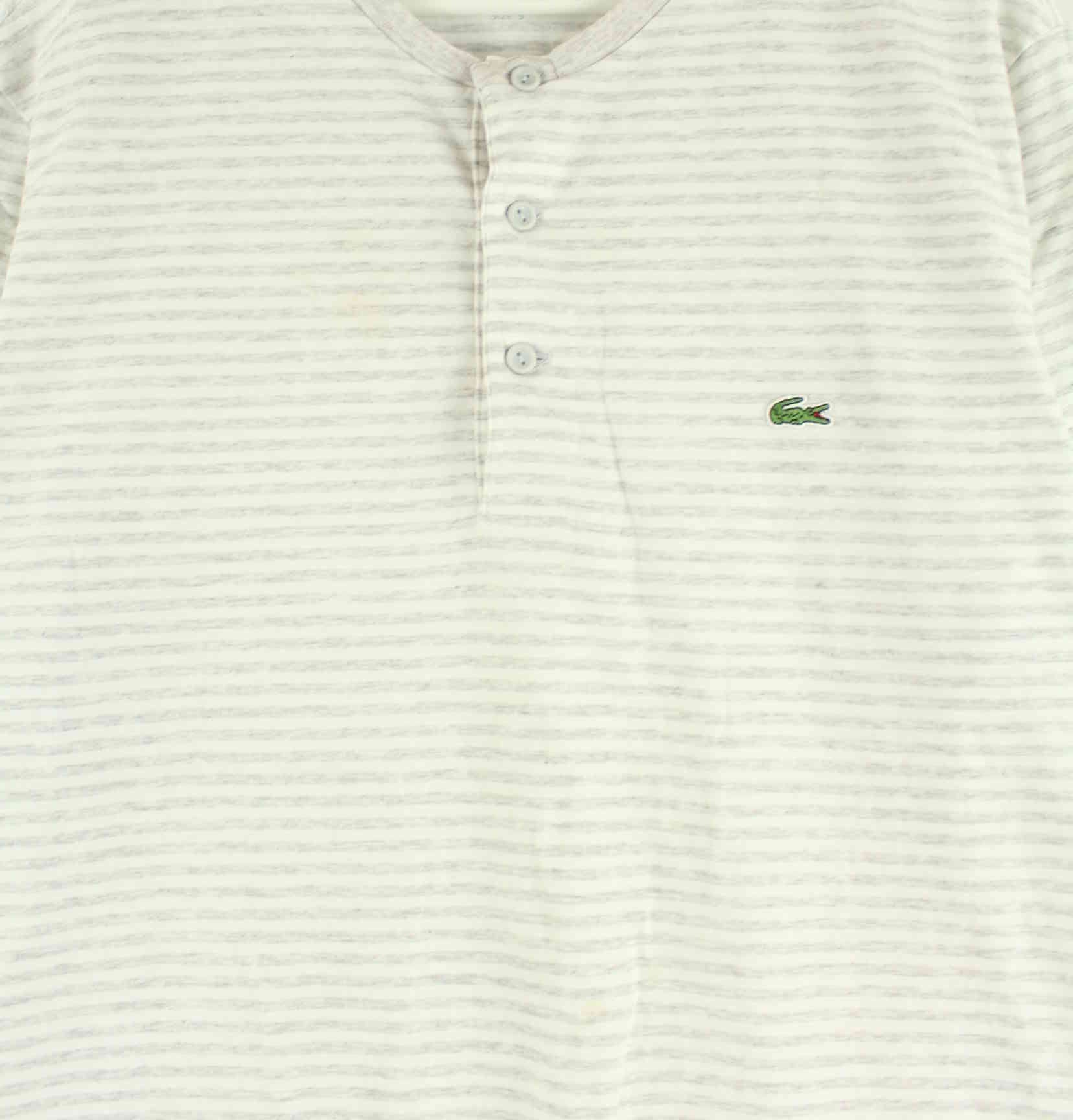 Lacoste Striped T-Shirt Grau L (detail image 1)