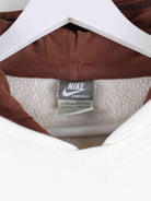 Nike 00s Spellout Embroidered Hoodie Weiß L (detail image 2)