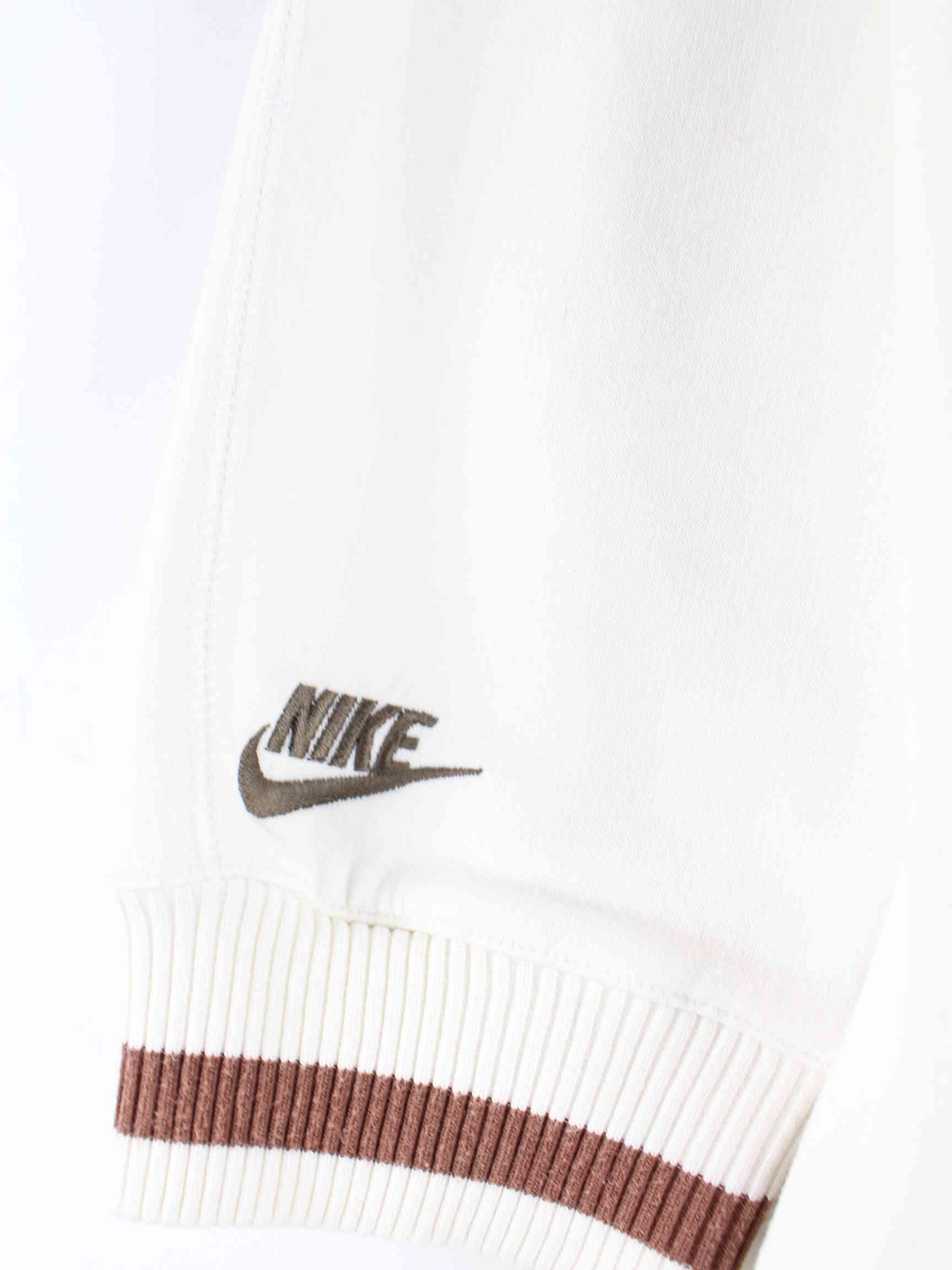 Nike 00s Spellout Embroidered Hoodie Weiß L (detail image 3)