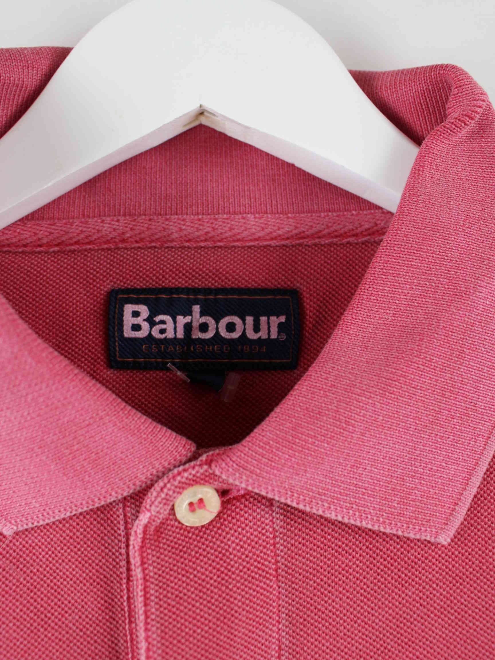 Barbour 00s Basic Polo Rot L (detail image 2)