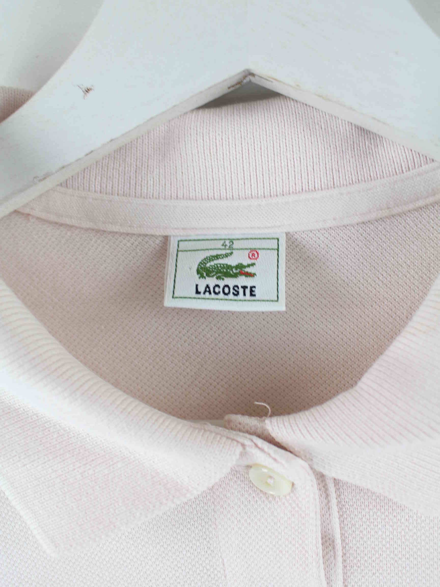 Lacoste Damen 00s Basic Polo Rosa M (detail image 2)