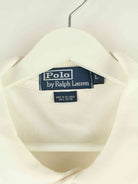 Ralph Lauren 90s Vintage Basic Polo Weiß L (detail image 2)