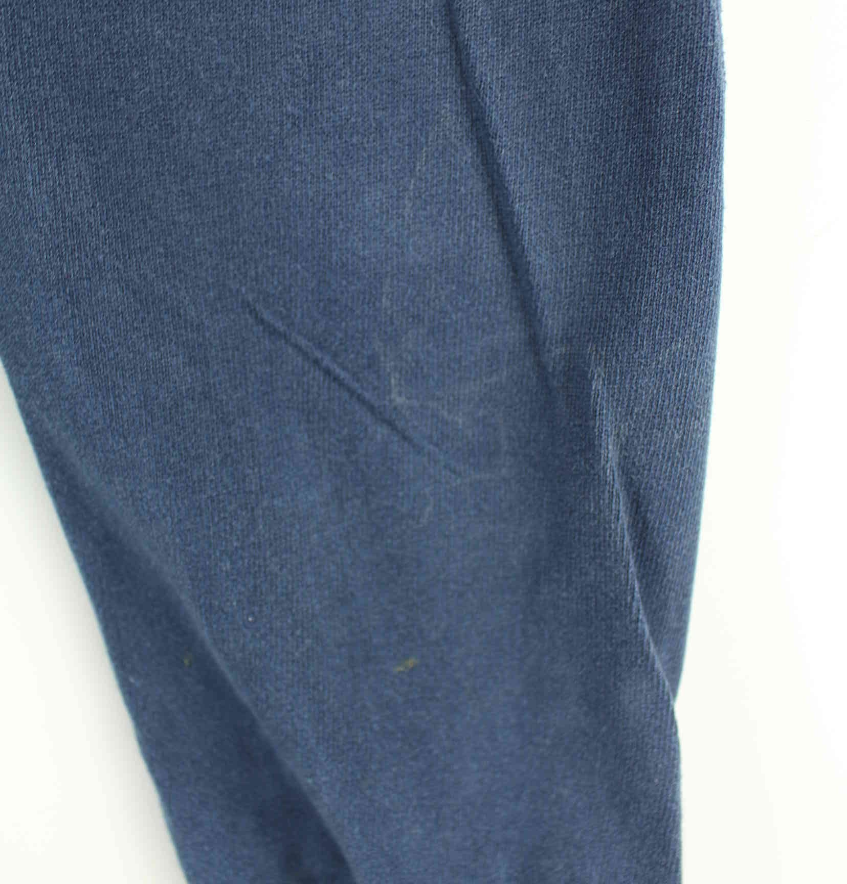 Replay 90s Vintage Embroidered Langarm Polo Blau XXL (detail image 6)
