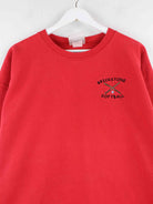 Hanes 90s Vintage Softball Embroidered Heavy Sweater Rot L (detail image 1)