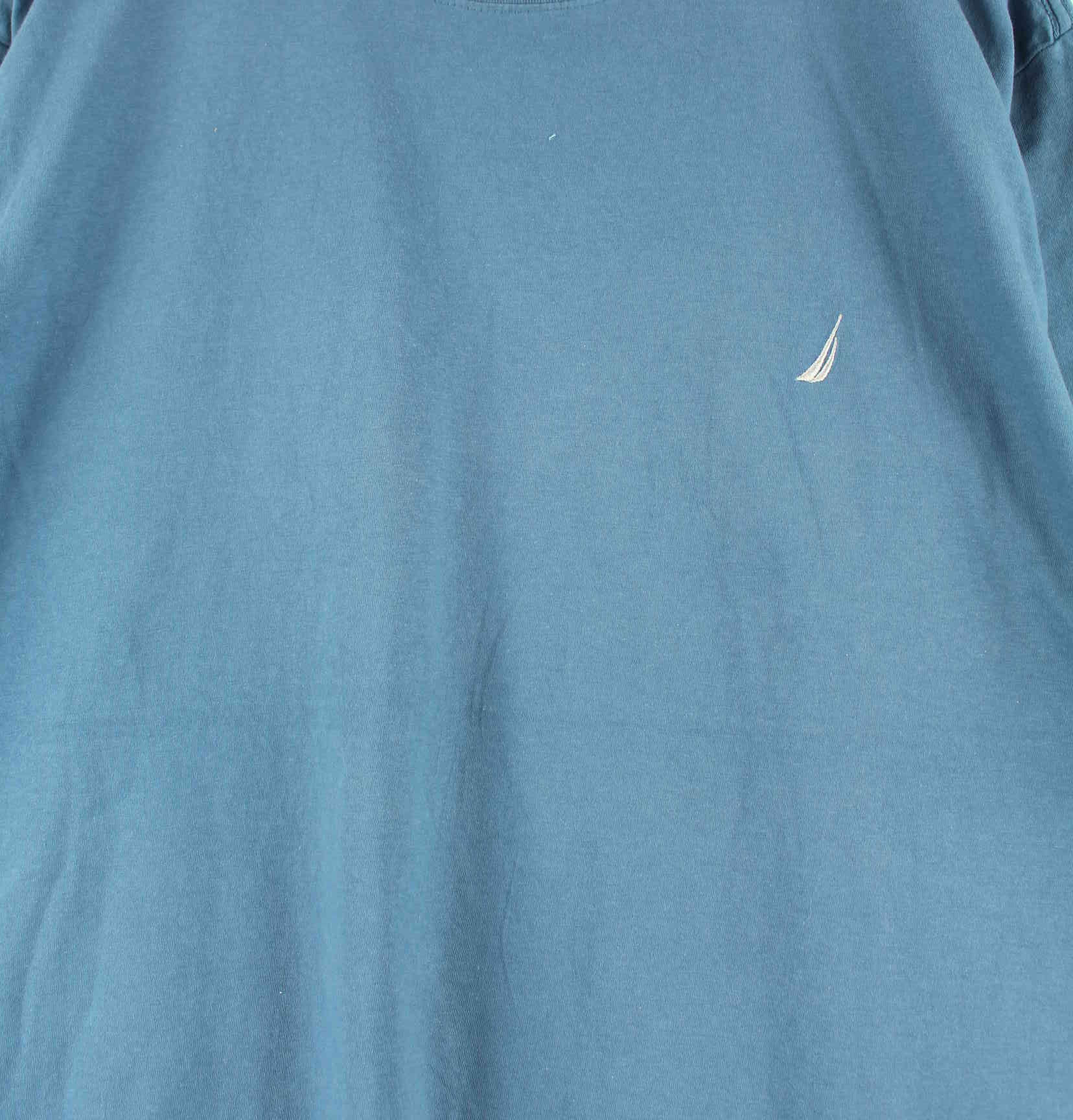 Nautica Basic T-Shirt Blau L (detail image 1)