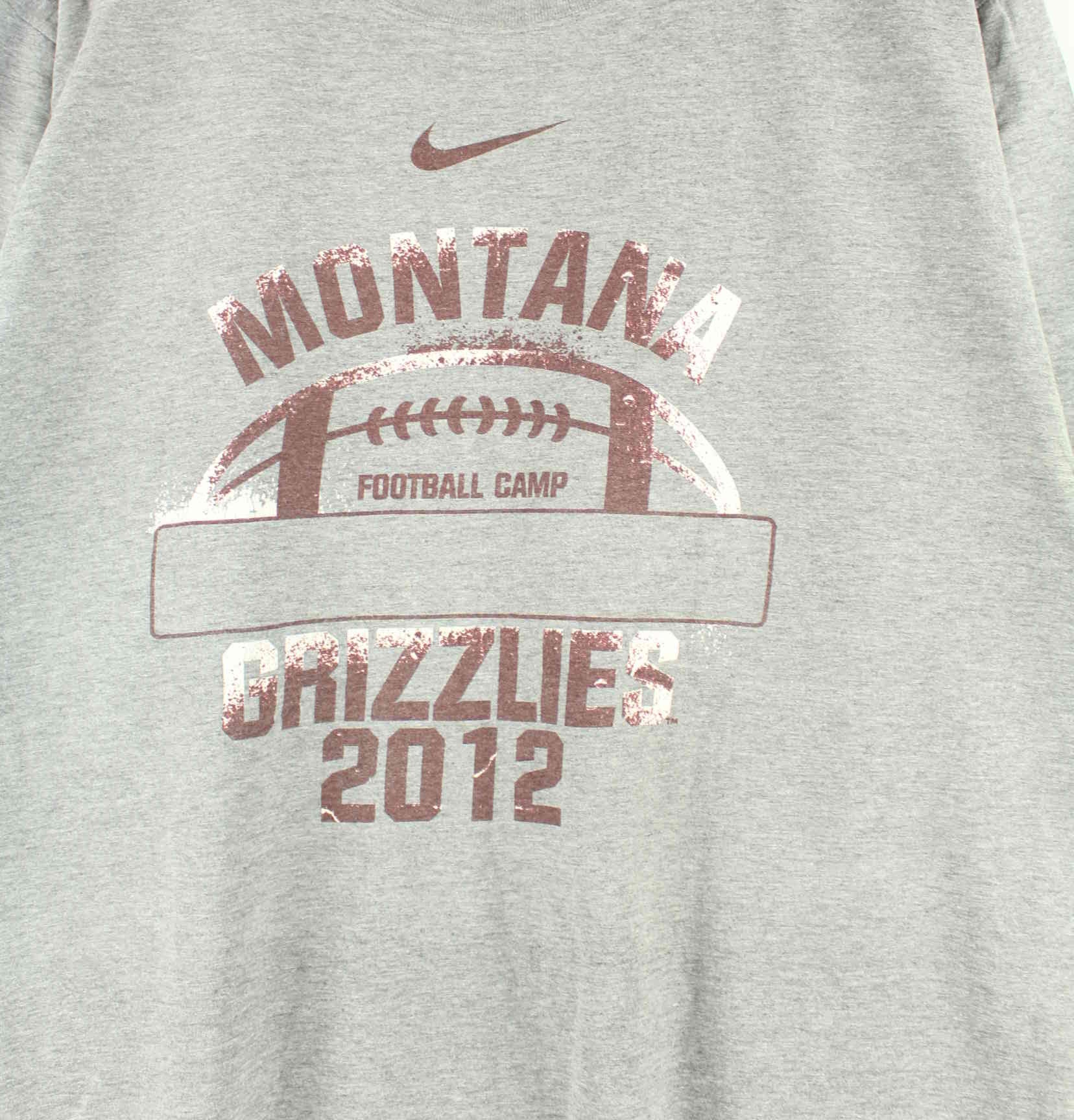 Nike 2012 Montana Grizzlies Print T-Shirt Grau XXL (detail image 1)