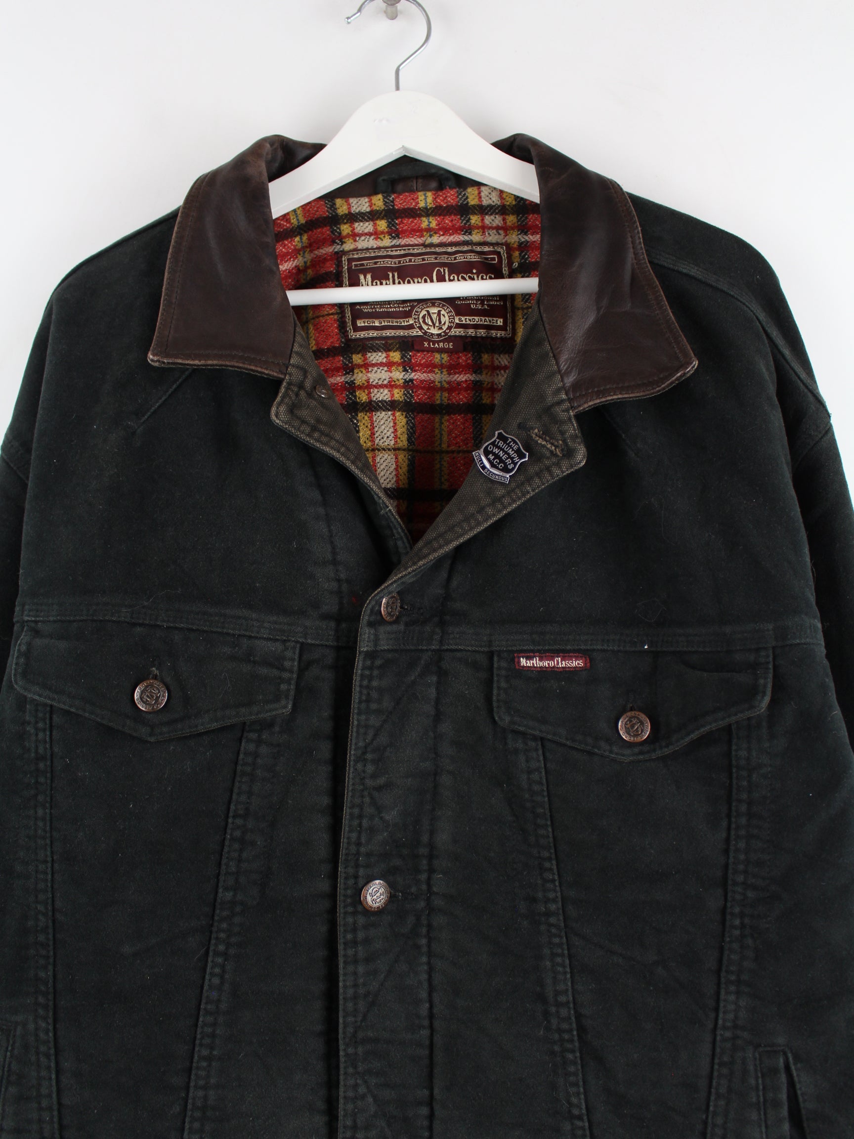 ジャケット・アウター 90s Marlboro black denim jacket 90's Marlboro 