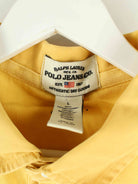 Ralph Lauren 00s Embroidered Langarm Polo Gelb L (detail image 4)