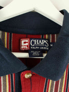 Chaps by Ralph Lauren y2k Striped Langarm Polo Rot M (detail image 2)