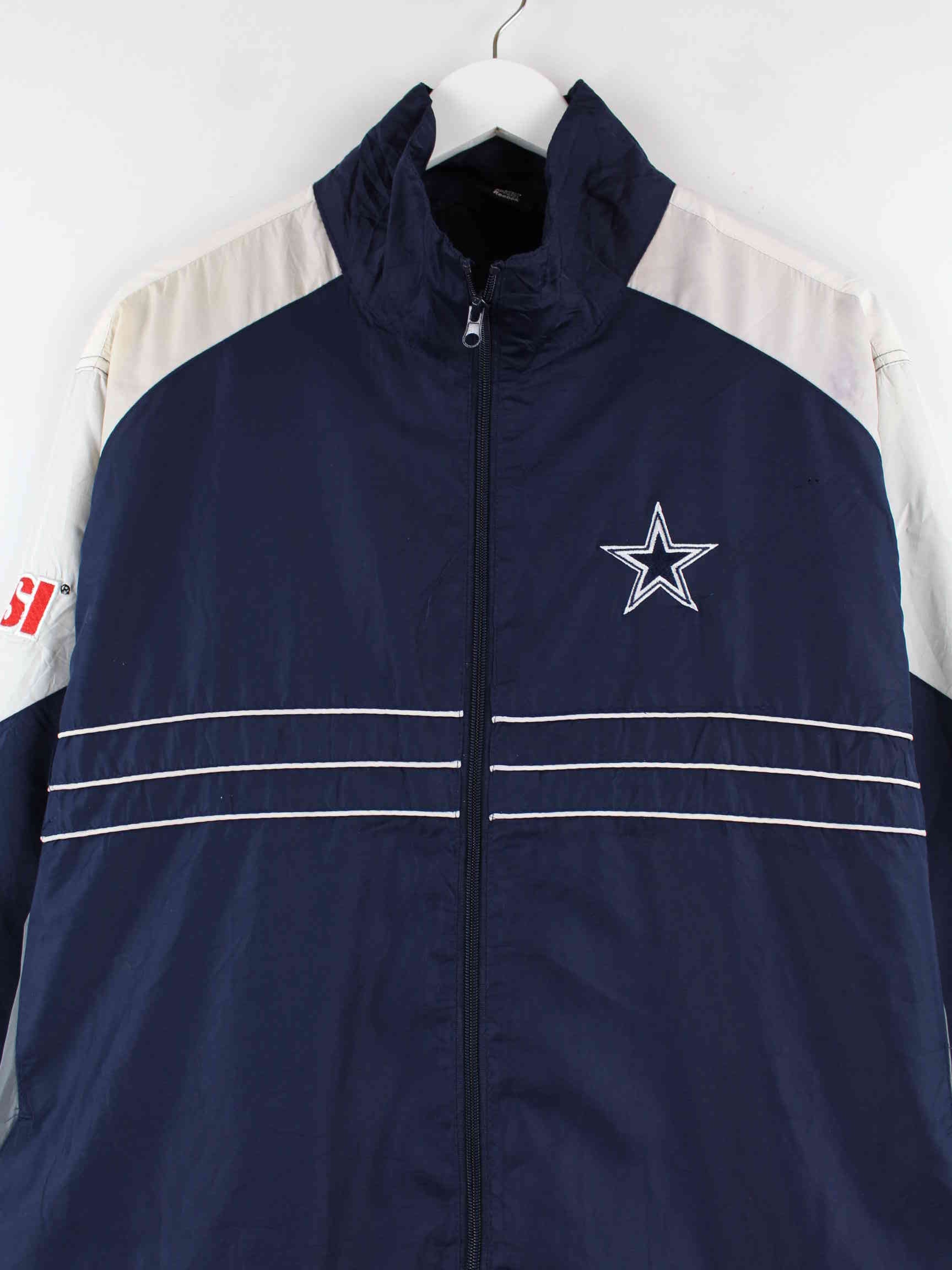 NFL Dallas Cowboys Embroidered Trainingsjacke Blau XL (detail image 1)