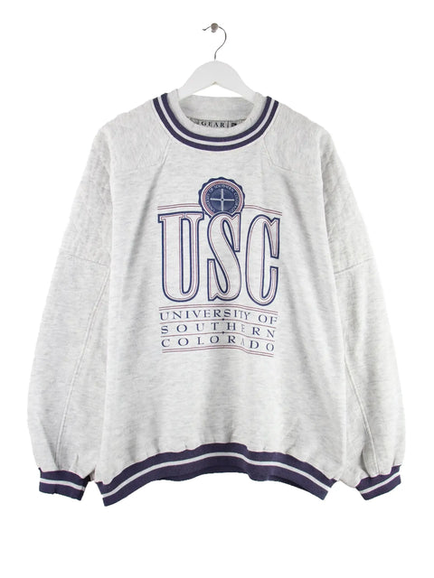 Gear for Sports 90s Vintage USC University Sweater Grau XL