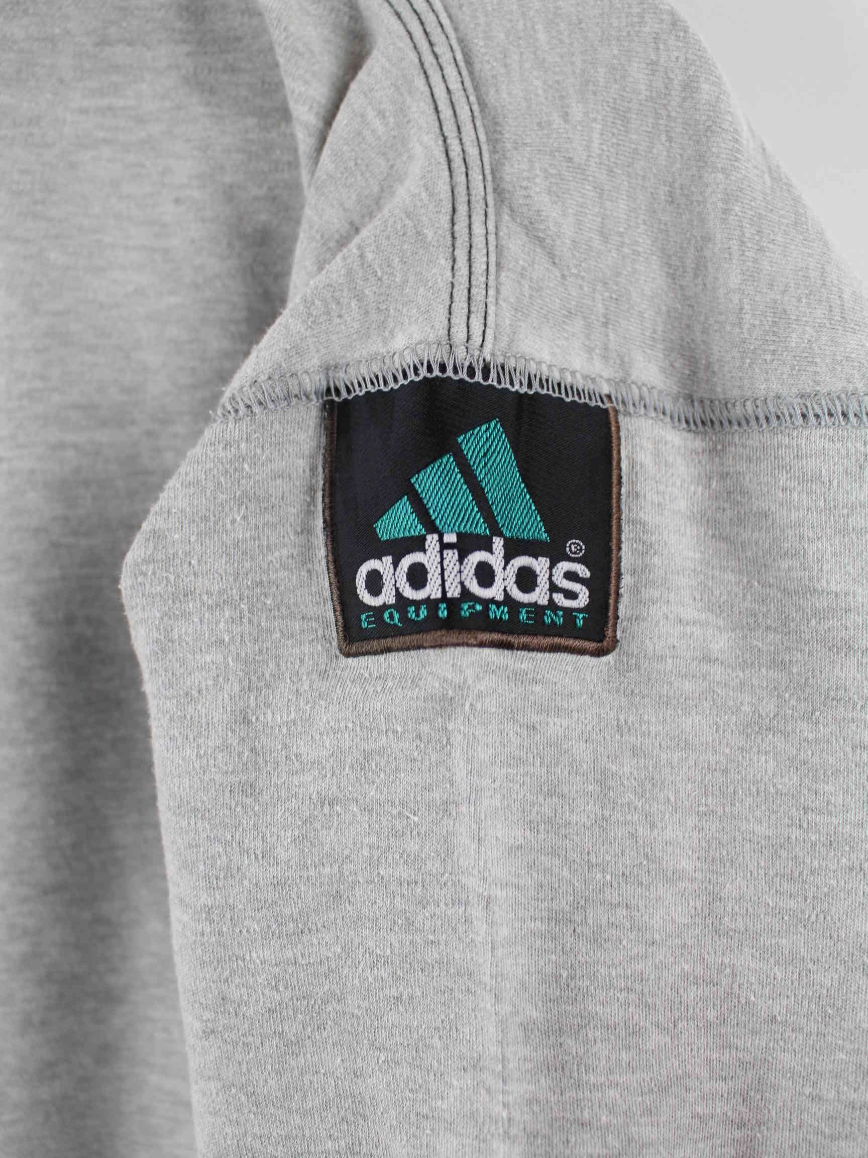 Adidas Equipment 90s Vintage Half Zip Sweatshirt Grau L (detail image 4)