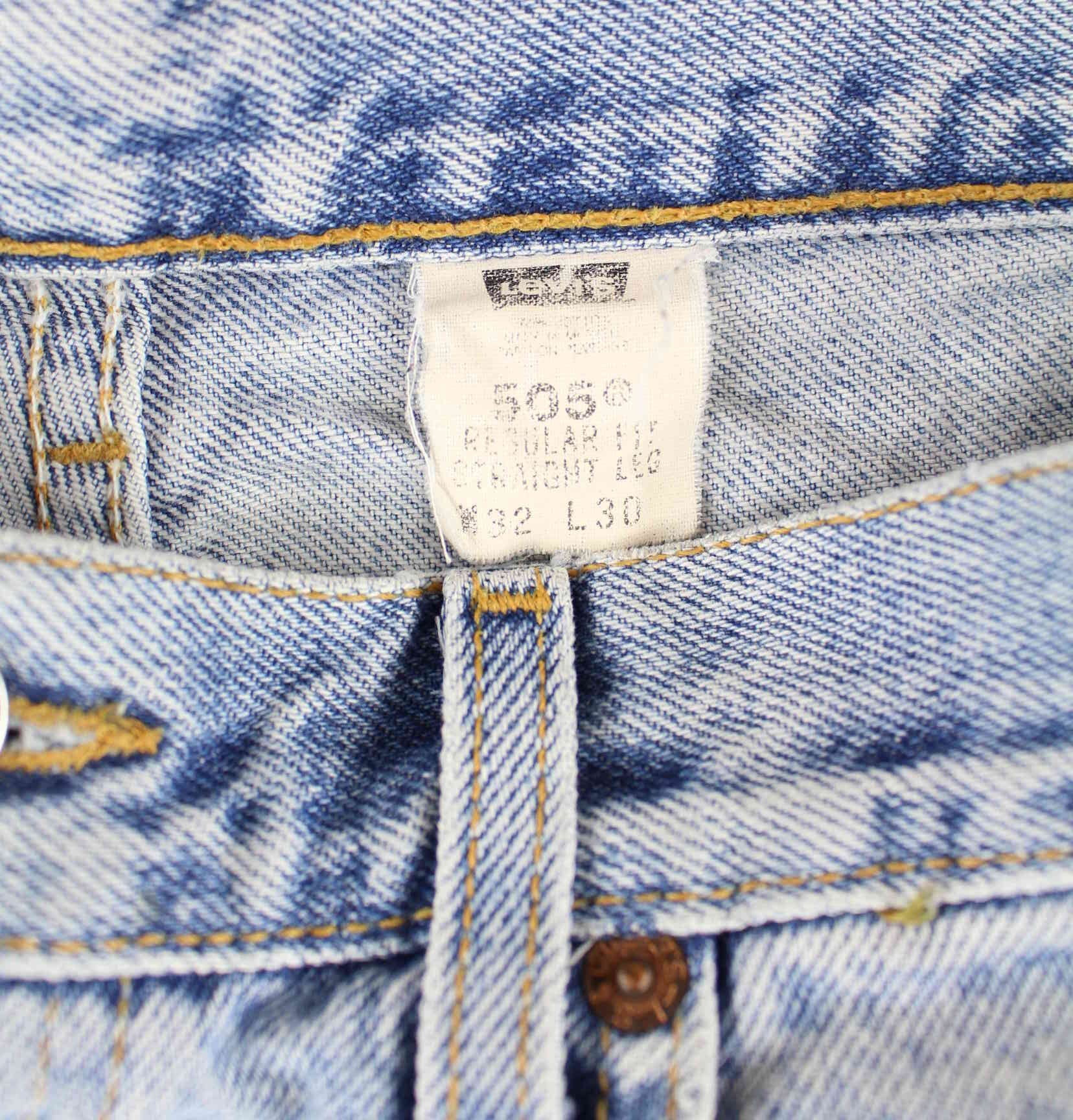 Levi's 90s Vintage 505 Jeans Blau W32 L32 (detail image 5)