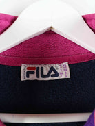 Fila Damen 90s Vintage Fleece Half Zip Sweater Blau M (detail image 3)