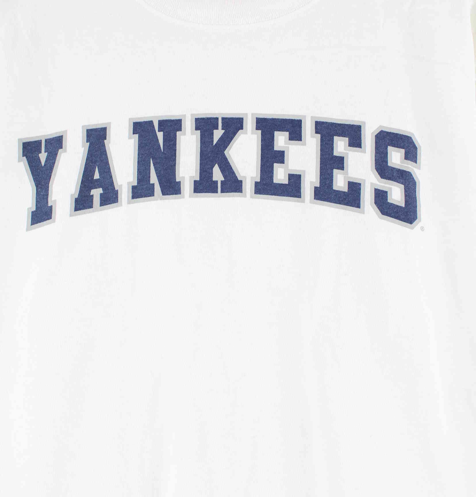 Adidas 2003 Yankees Print T-Shirt Weiß M (detail image 1)