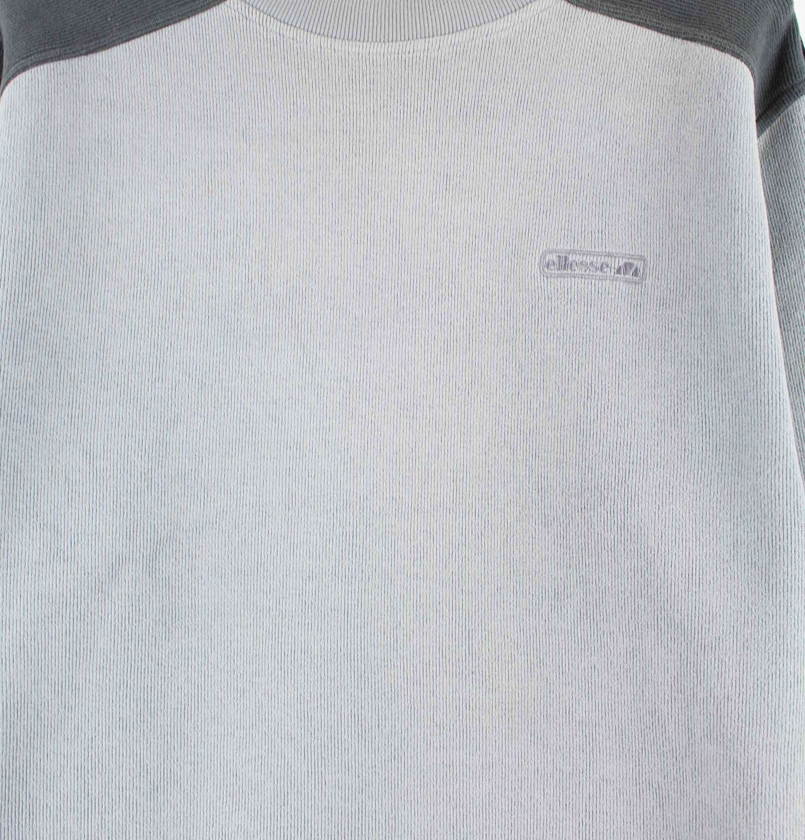 Ellesse 00s Embroidered Sweater Grau L (detail image 1)