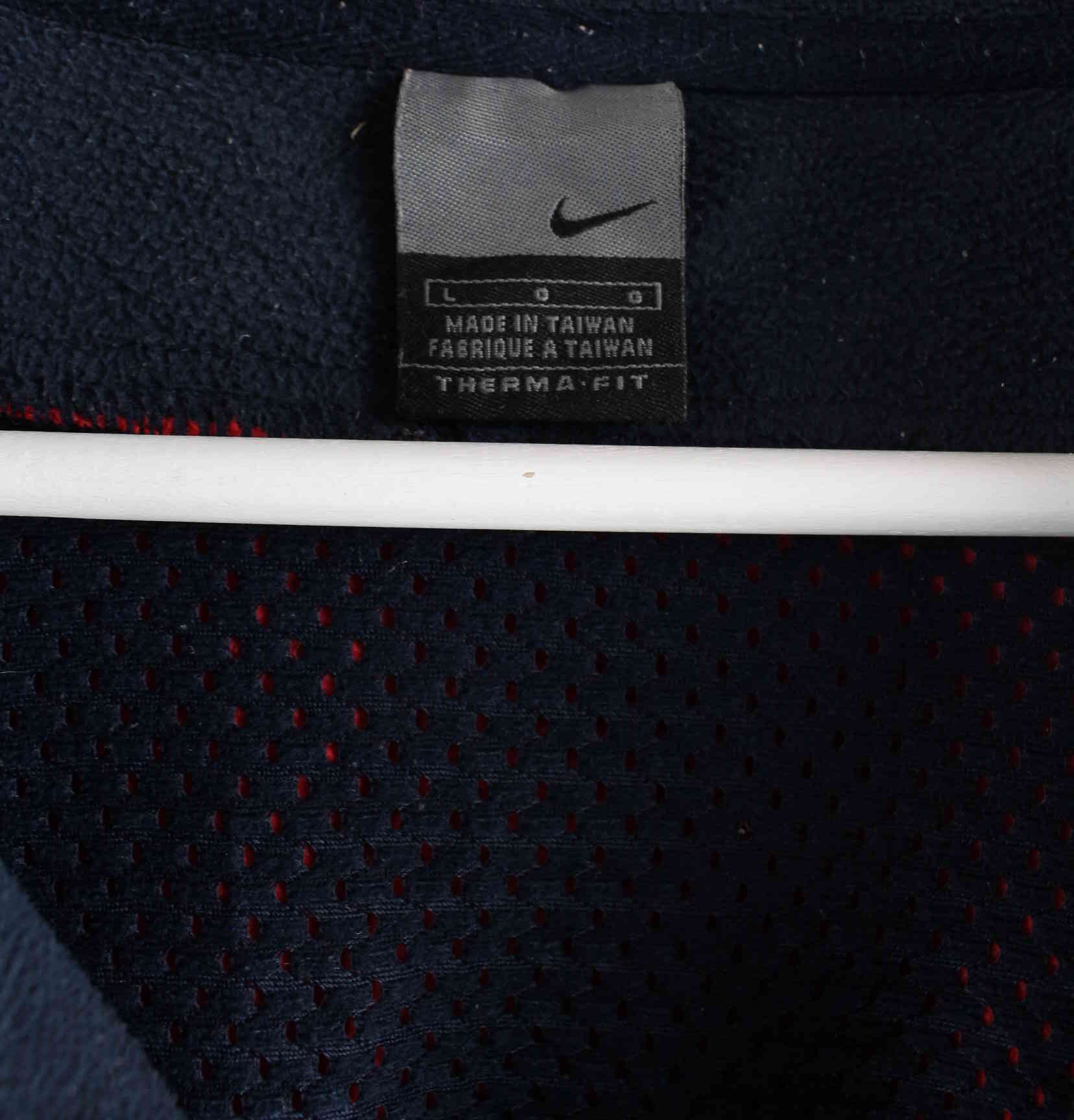 Nike y2k Rose Fleece Half Zip Sweater Blau L (detail image 5)