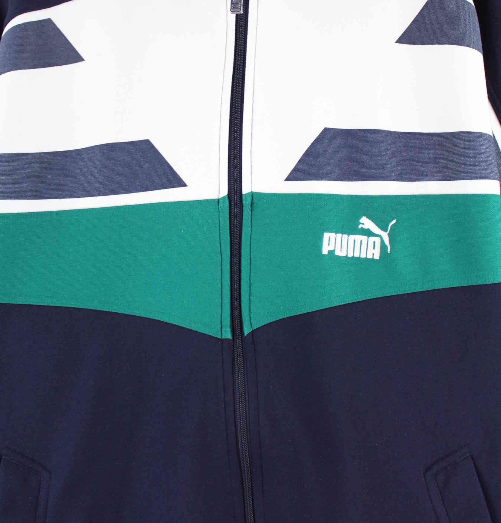Puma 00s Embroidered Trainingsjacke Blau M (detail image 1)