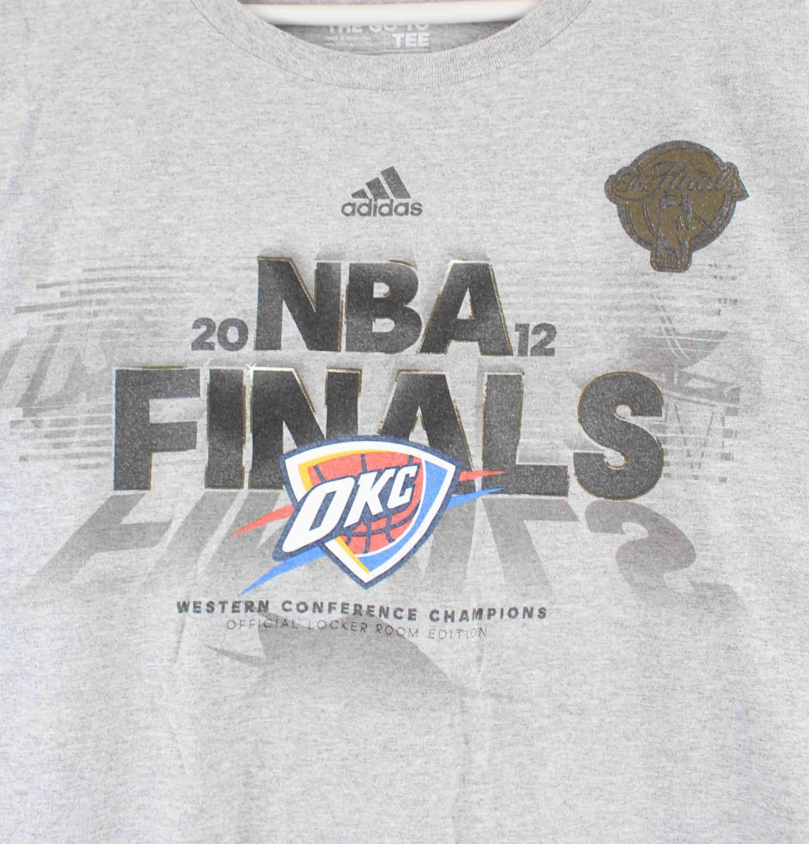 Adidas NBA 2012 OKC Print T-Shirt Grau XXL (detail image 1)