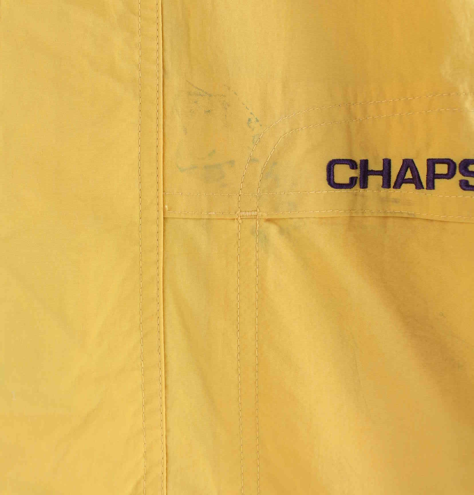 Chaps by Ralph Lauren y2k Regen Jacke Gelb M (detail image 2)