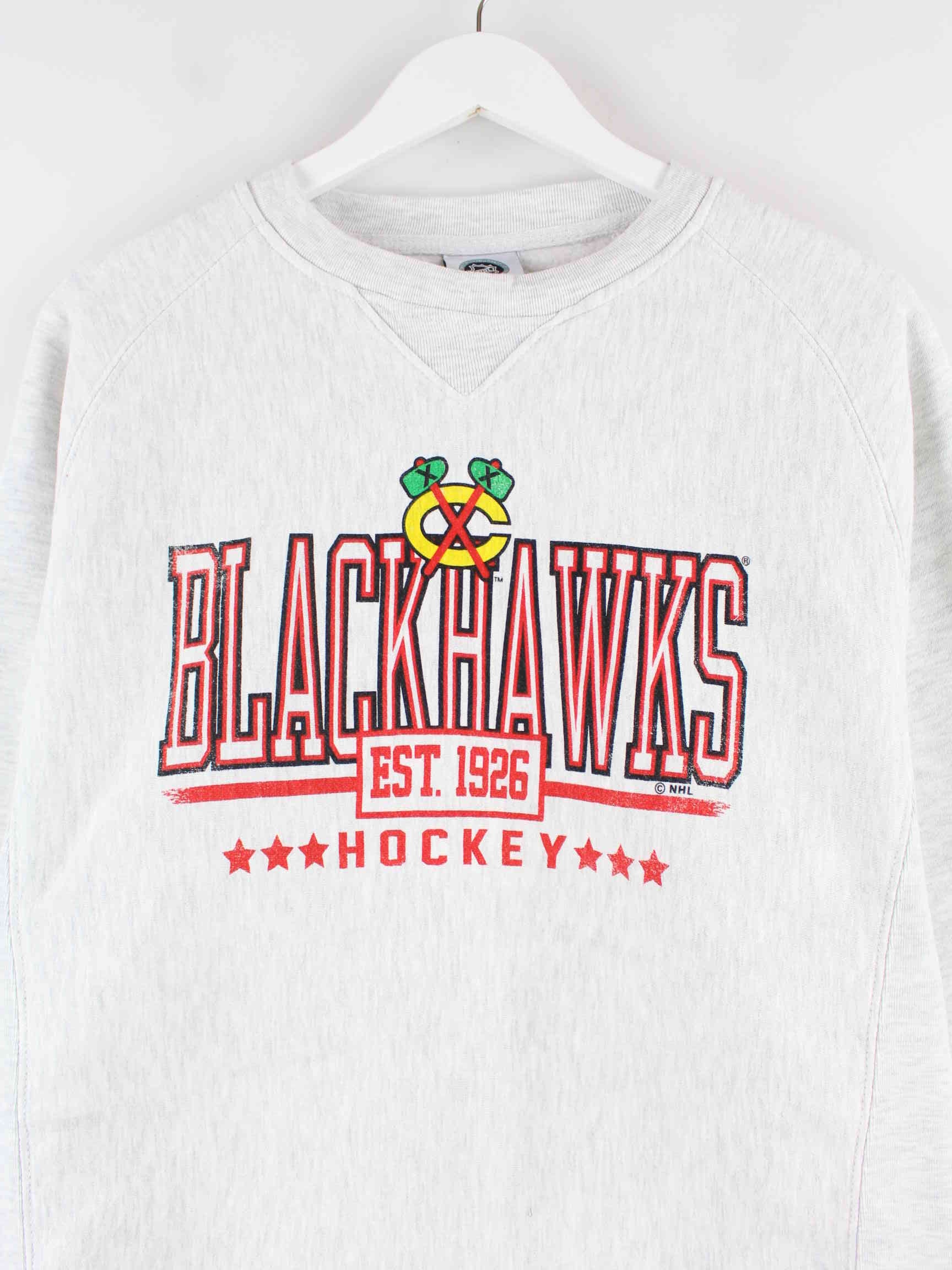 NHL Blackhawks Print Heavy Sweater Grau L (detail image 1)