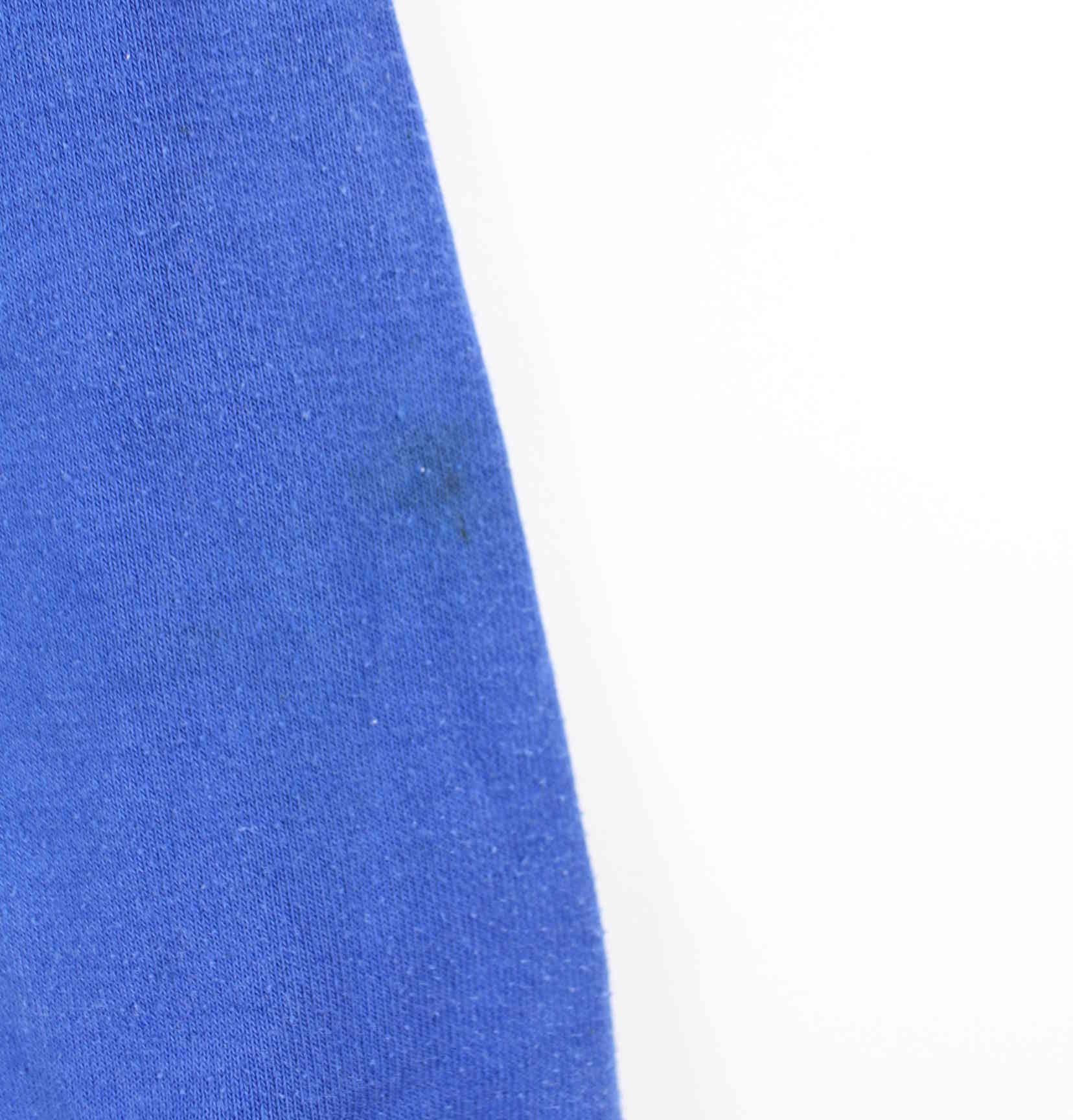 Adidas 80s Vintage Embroidered Football Sweater Blau 3XL (detail image 10)