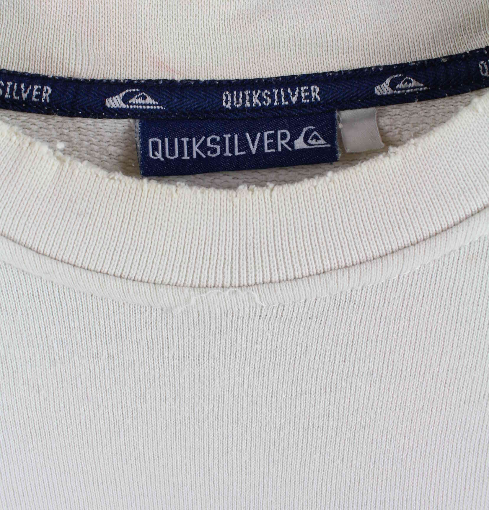 Quiksilver 90s Vintage Print Sweater Weiß S (detail image 2)