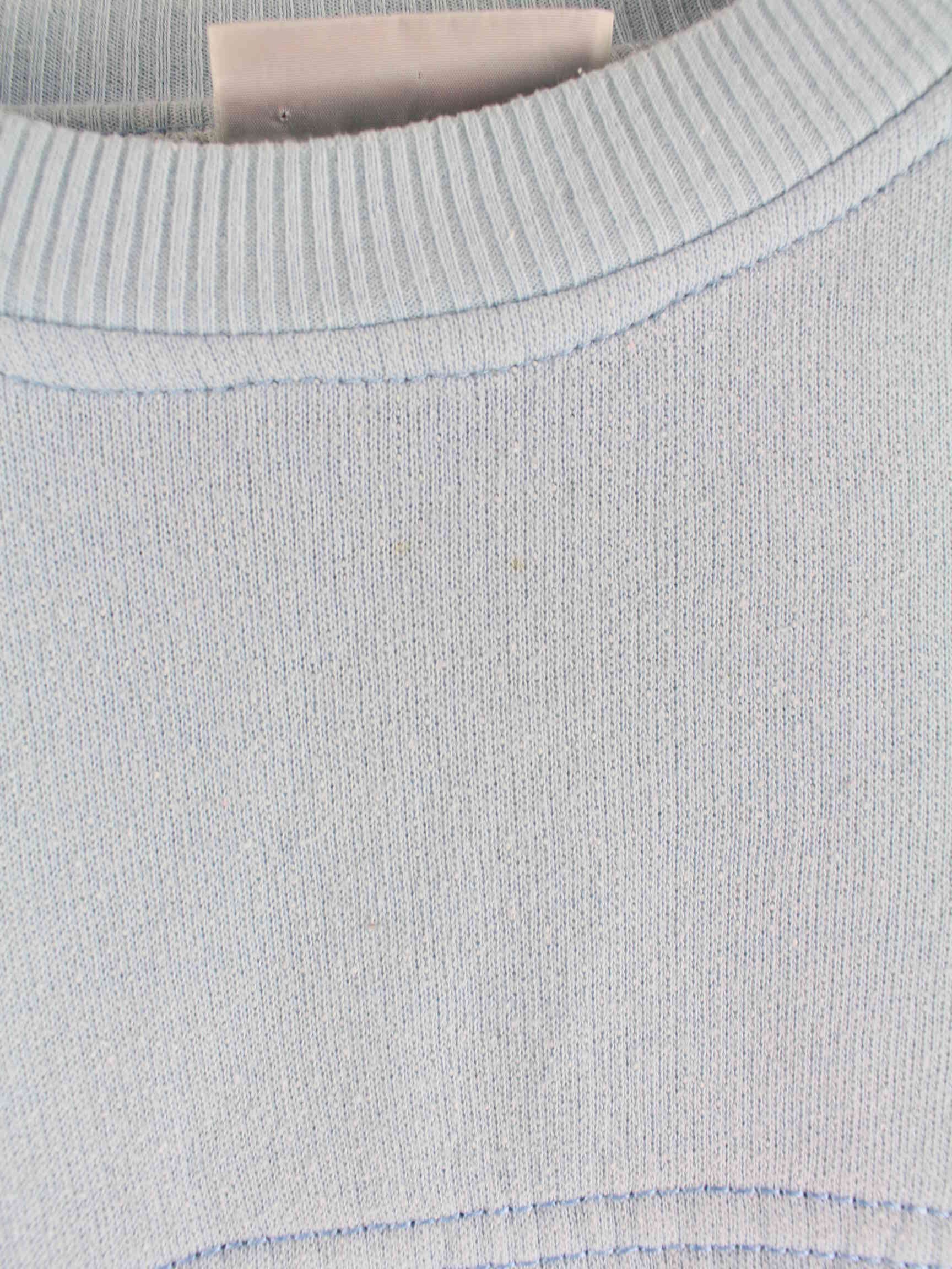 Lacoste 90s Vintage Embroidered Sweater Blau M (detail image 3)