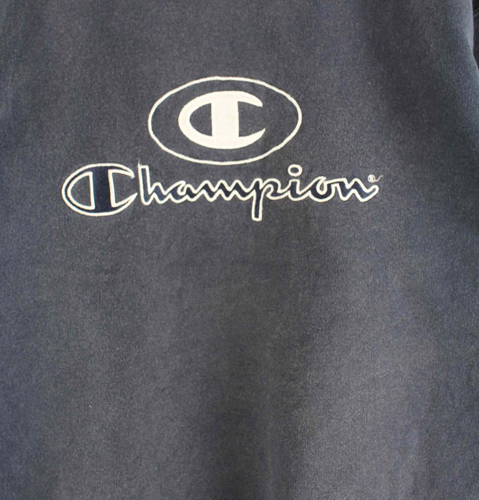 Champion y2k Embroidered Sweater Blau S (detail image 1)